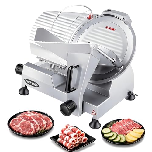 Commercial Meat Slicer 10 inch Electric Food Slicer Frozen Meat (10IN-240W)