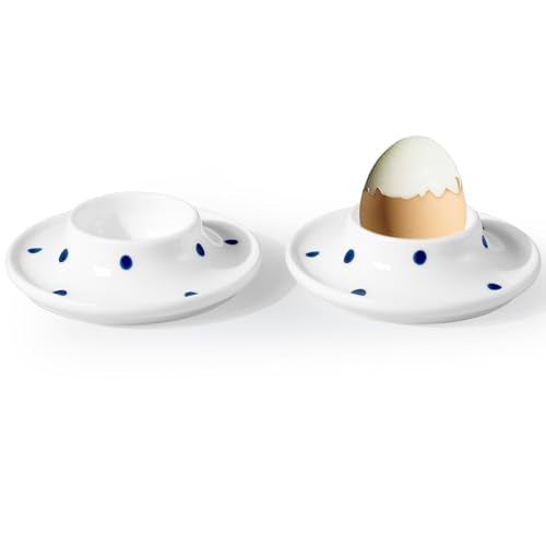 Porcelain Egg Cup Timer Set of 4