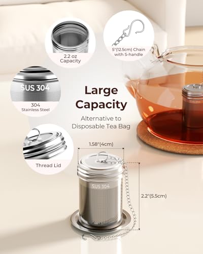 2 Pack Tea Infuser for Loose Tea Parent