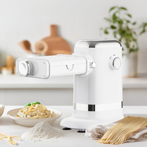 Electric Pasta Maker Machine (White)