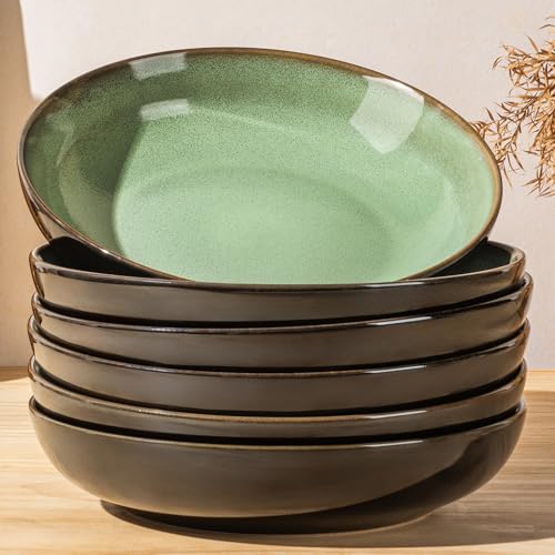9.0" Ceramic Pasta Bowls Set of 4