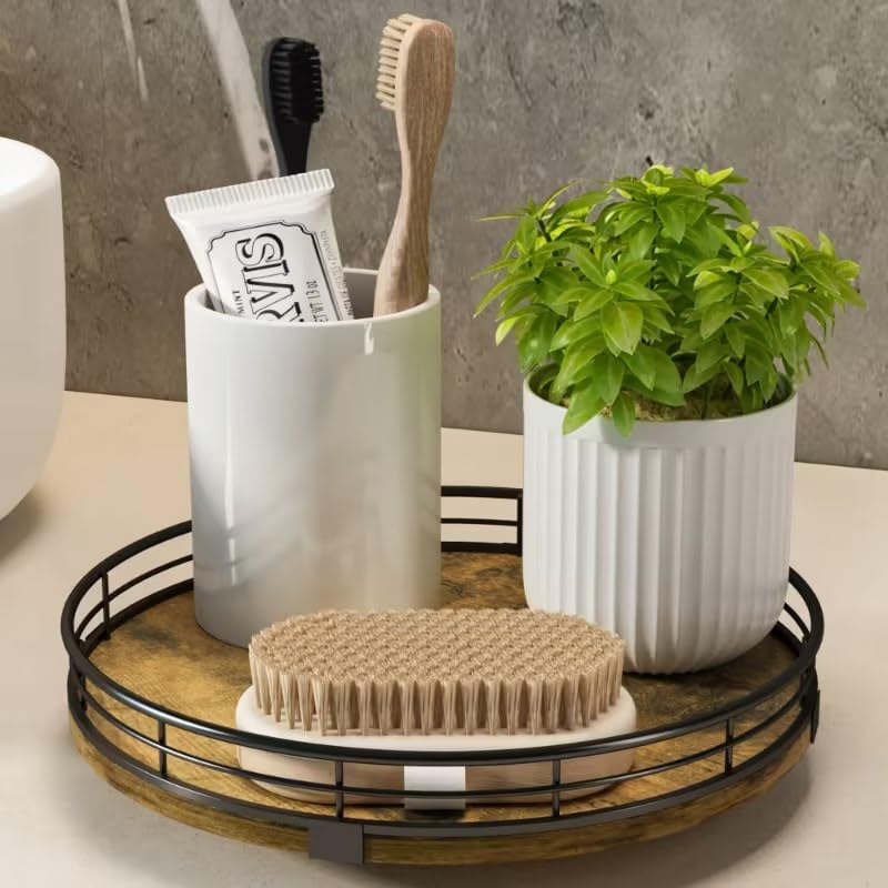Lazy Susan Turntable Organizer for Table Top