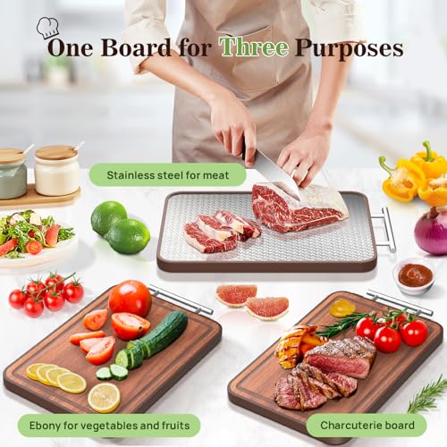Stainless Steel Cutting Board Wood