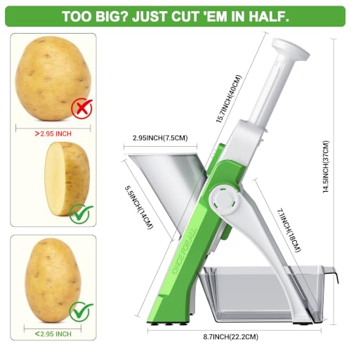 Safe Potato Slicer (Green)