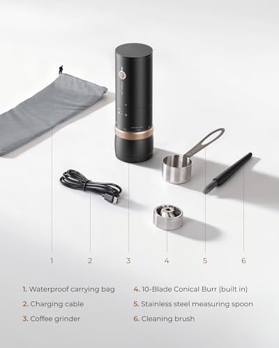 Portable Burr Coffee Grinder