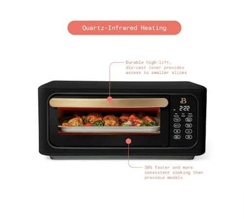 Air Fry Toaster Oven with Infrared Heating (Blue)