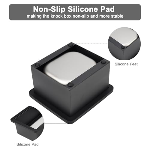 Coffee Knock Box for Espresso Grounds Disposal