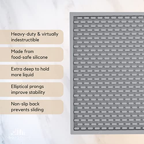 Heavy Duty Bar Mat (Gray / Single 12" x 18")