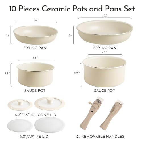 Ceramic Nonstick Cookware Set