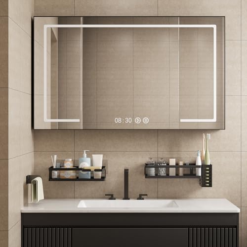 2 Pack Minimalist Shower Caddy Wall Mount ABC