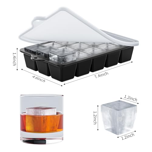 Silicone Ice Cube Tray 3 Pack