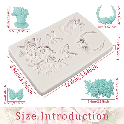 Lace Fondant Molds 4 Pcs