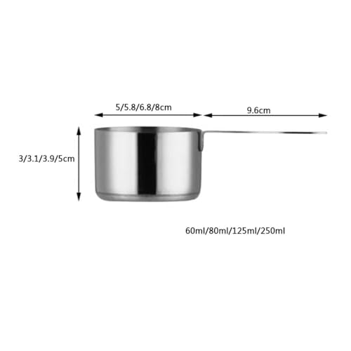 Gravy Boat Milk Powder Coffee Baking Dosing Tool Stainless Steel Measuring Spoon Gravy Boat Kitchen Scale Measurement Gravy Jug