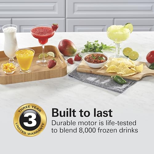 Wave Crusher Blender with 40 Oz Glass Jar and 14 Functions for Puree