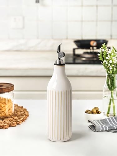 Olive Oil Dispenser Bottle (Antique White)
