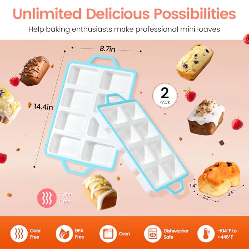 Reinforced Silicone Loaf Pan Set