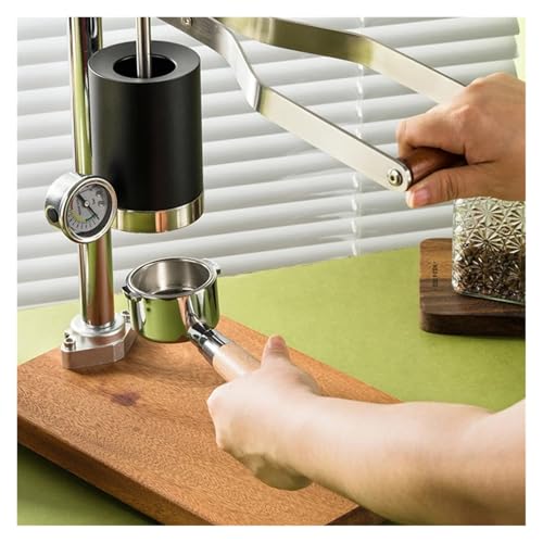 Manual Espresso Machine Retro Design High (Light Grey)