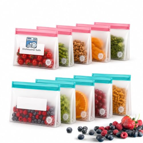 Reusable Silicone Food Storage Bags BPA