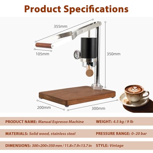 Manual Espresso Machine with 0