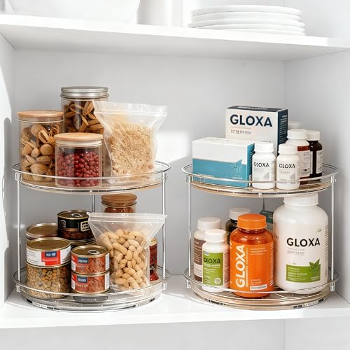 Lazy Susan Turntable Organizer for Cabinet
