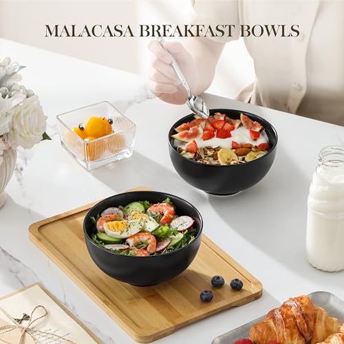 26 OZ Porcelain Soup Bowls Set of 4