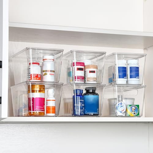 Stackable Storage Bins with Lids