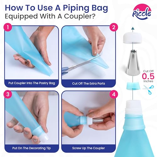 Piping Bags and Tips Set