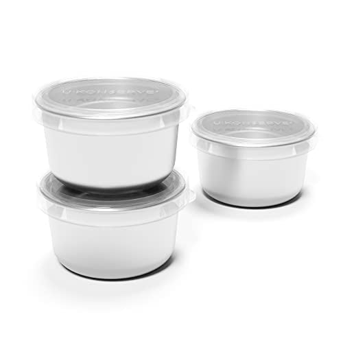 Stainless Steel Trio Food Containers with Silicone Lids