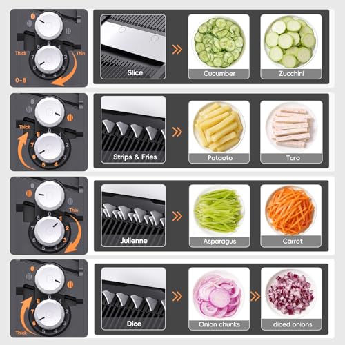 Safe Mandoline Slicer Pro (4th Gen Gray)