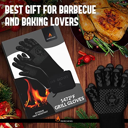 BBQ Grill & Oven Gloves 1472°F Heat Resistant