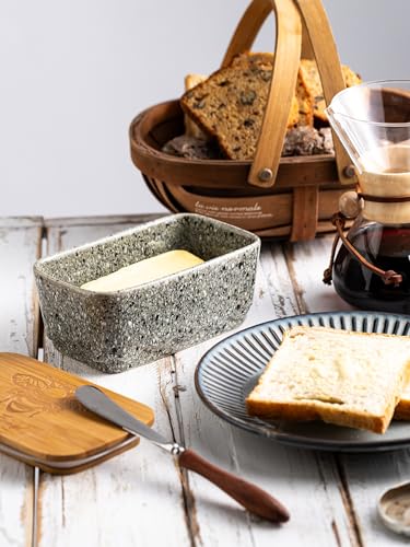 Ceramic Butter Dish with Lid