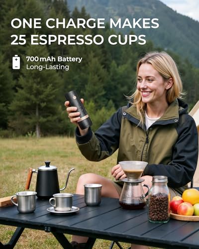 Portable Burr Coffee Grinder
