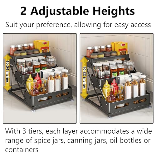 3 Tier Foldable Spice Rack