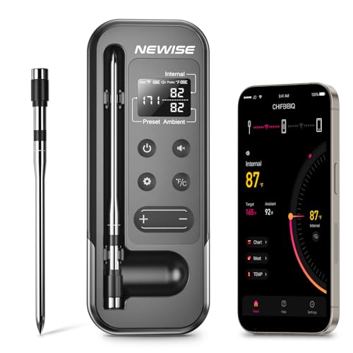 Wireless Meat Thermometer Digital with 2 Meat Probes