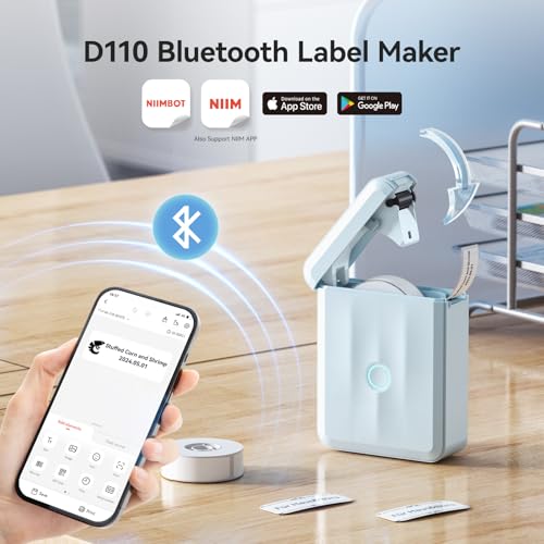 D110 Series New Version Label Maker Machine with Tape