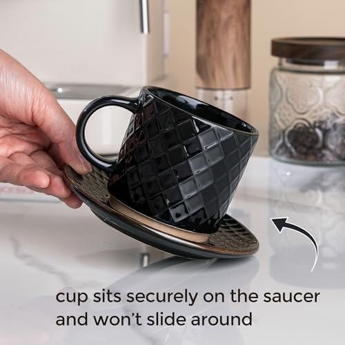 Stackable Coffee Mugs Set of 4