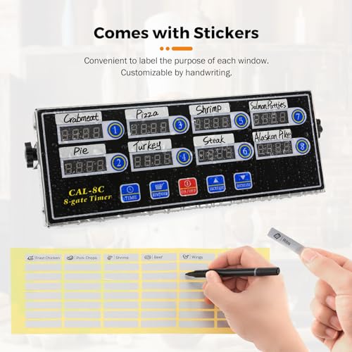 8 Channel Digital Kitchen Timer
