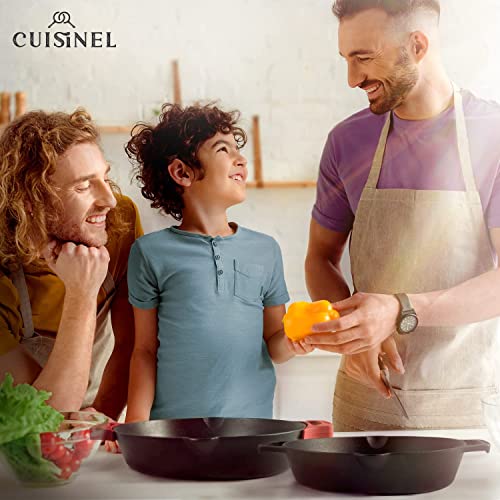 Cast Iron Cookware with Glass Lid