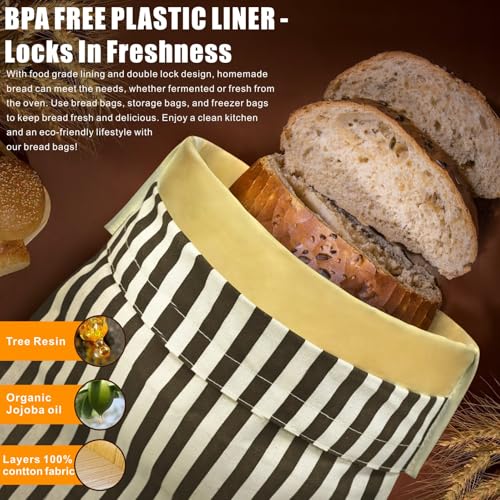 Beeswax Bread Bags 2 Pack