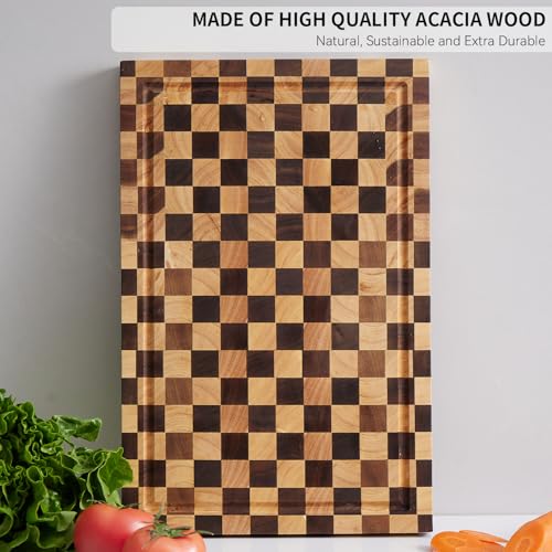 Acacia Wood Cutting Board (17"L x 1.2"W)