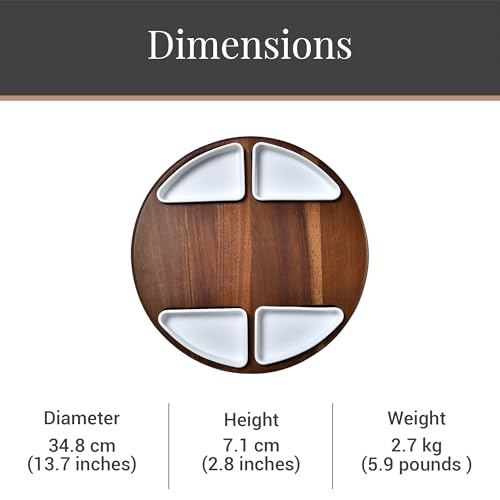 Large Acacia Wood Charcuterie Board