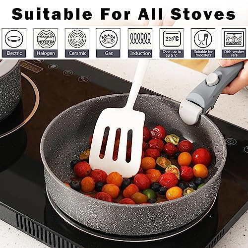 pot and pan set with removable handle