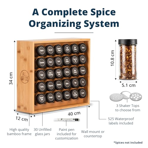 Wooden Spice Rack