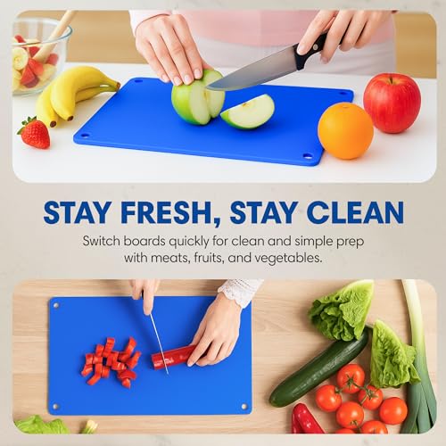 Large Cutting Board (Blue / 20.3"L x 13"W)