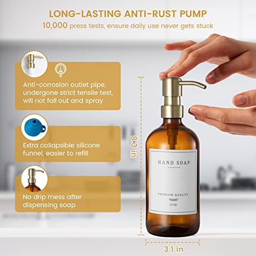 Dish and Hand Soap Dispenser Set