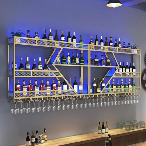 Metal Wine Rack Wall Mounted