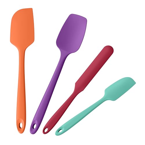 600°F Heat Resistant Silicone Spatula Scrapers