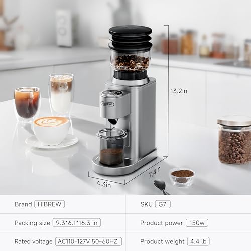 G7 Electric Coffee Grinder (Stainless Steel)