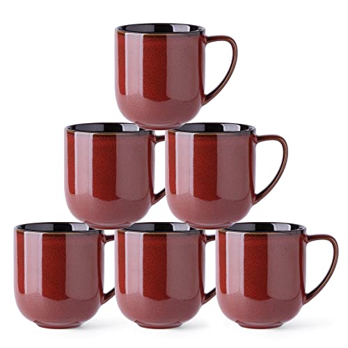 12OZ Ceramic Coffee Mugs Set of 6