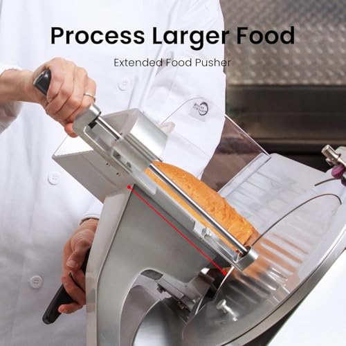 Paladin 12" Commercial Meat Slicer 350W Anodized Electric Deli Food Slicer (12" High-End Series)